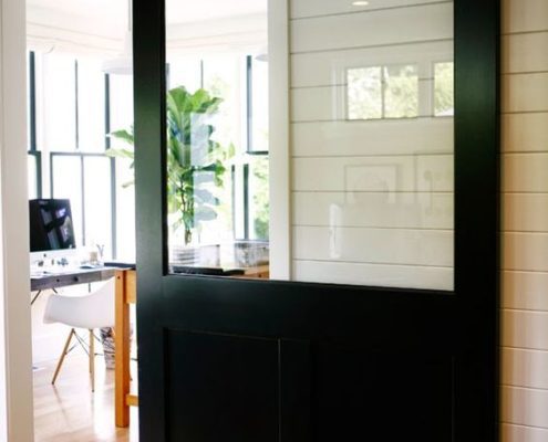 Slaiding barn door porta scorrevole a vetri disimpegno