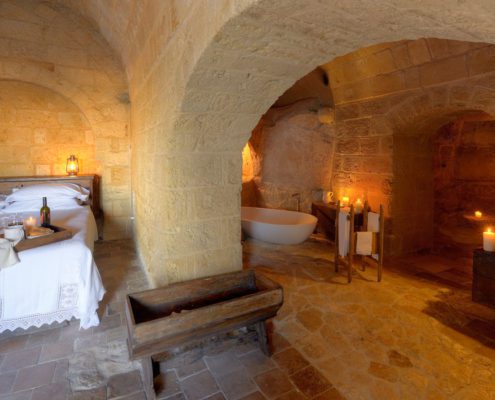 stanza da letto classic in grotta 26 i Sassi di matera stanza da letto classic in grotta 26 i Sassi di matera