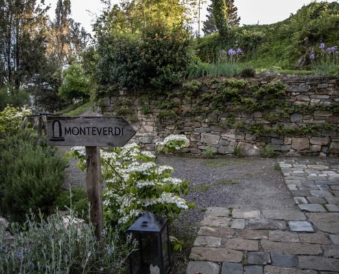 Monteverdi Hotel in Toscana vista giardino