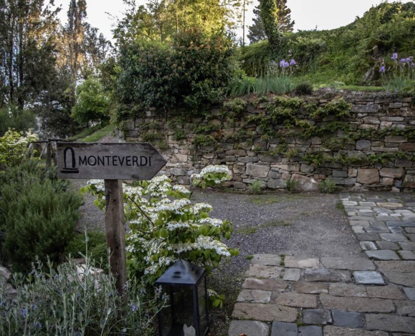 Monteverdi Hotel in Toscana vista giardino