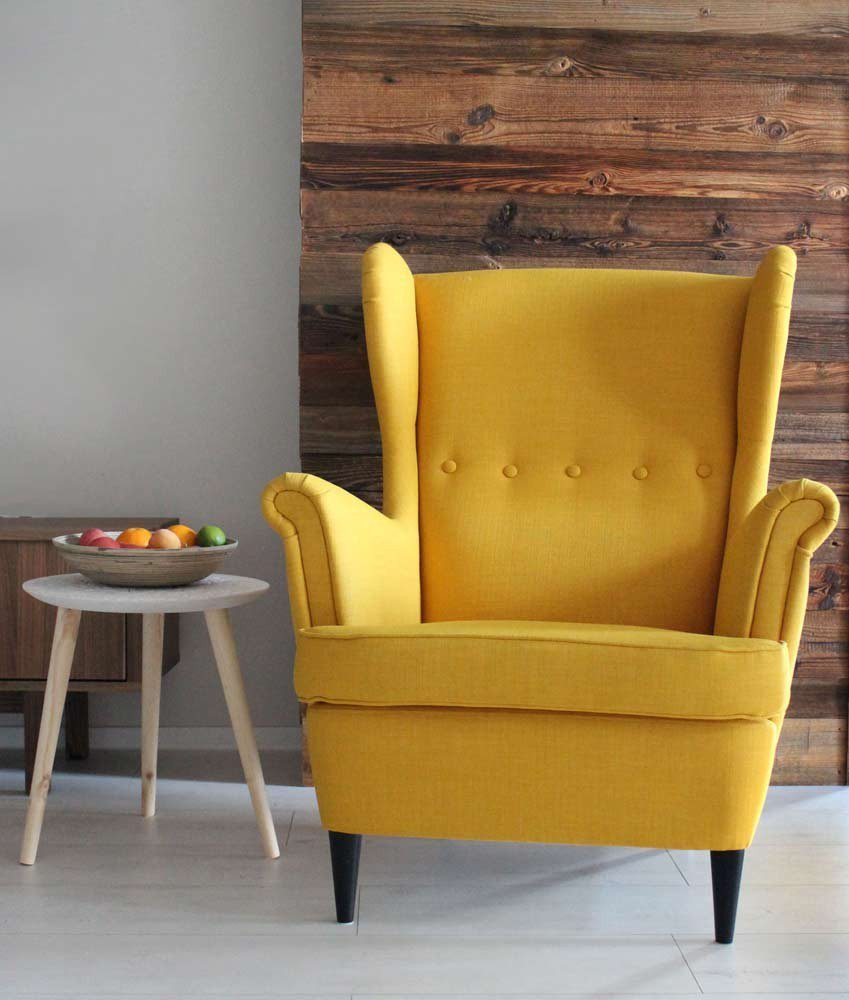 poltrona in giallo Un classico moderno senza tempo