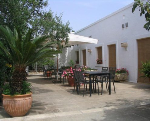 Masseria Narducci giardino e camere | Masserie di Puglia